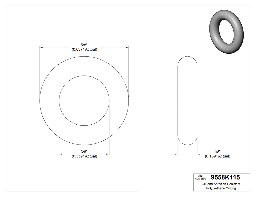Technical drawing - 9558K115